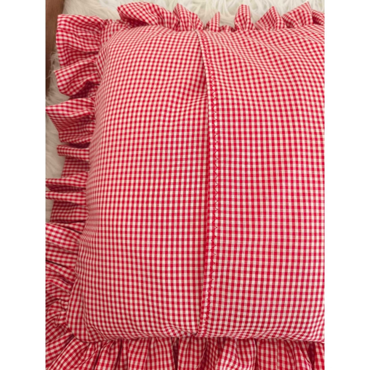 کاور کوسن چهارخونه ریز مدل پاکتی
